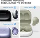 Samsung Galaxy Buds Live/Buds 2/Pro Hoesje Hard Plastic Case Clear afbeelding 6