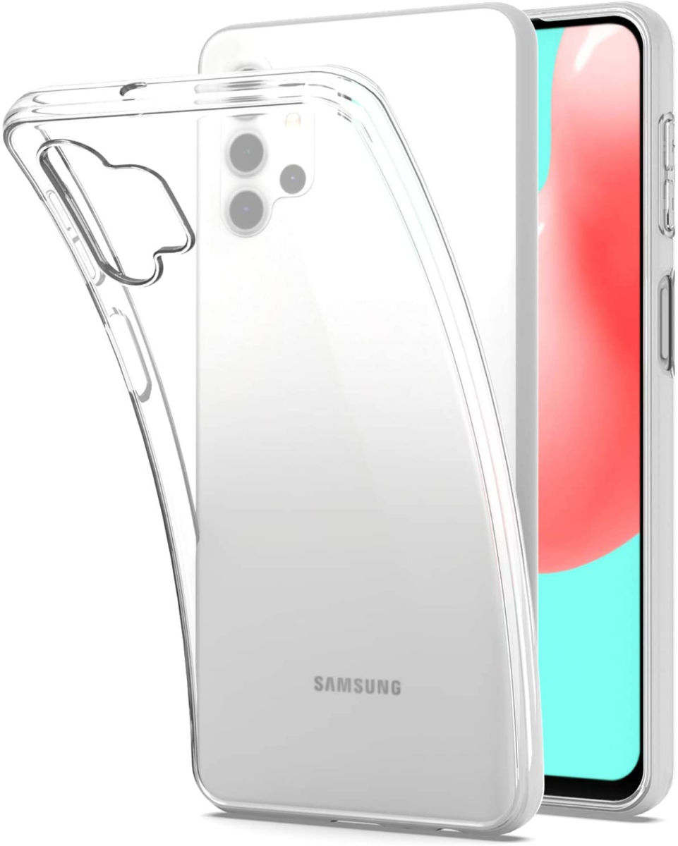 Samsung Galaxy A32 5G Hoesje Back Cover Dun TPU Transparant afbeelding 1