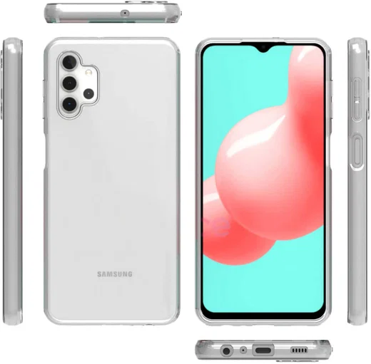 Samsung Galaxy A32 5G Hoesje Back Cover Dun TPU Transparant afbeelding 4