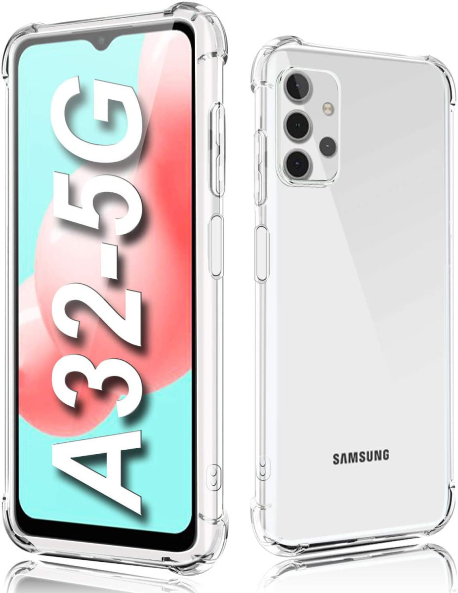 Samsung Galaxy A32 5G Hoesje Schokbestendig Transparant afbeelding 5