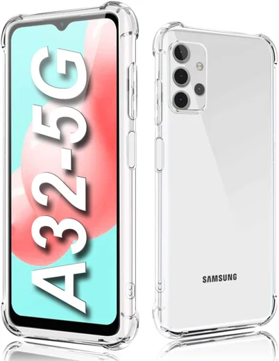 Samsung Galaxy A32 5G Hoesje Schokbestendig Transparant afbeelding 5