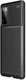 Samsung Galaxy A02s Hoesje Siliconen Carbon TPU Back Cover Zwart afbeelding 1