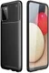 Samsung Galaxy A02s Hoesje Siliconen Carbon TPU Back Cover Zwart afbeelding 5