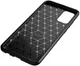 Samsung Galaxy A02s Hoesje Siliconen Carbon TPU Back Cover Zwart afbeelding 9