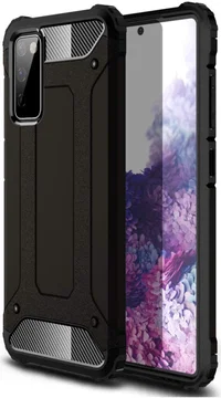 Samsung Galaxy A32 5G Hoesje Shock Proof Hybride Back Cover Zwart