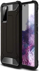 Samsung Galaxy A32 5G Hoesje Shock Proof Hybride Back Cover Zwart afbeelding