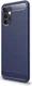 Samsung Galaxy A32 5G Hoesje Geborsteld TPU Flexibele Back Cover Blauw afbeelding 1