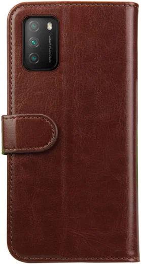 Rosso Element Xiaomi Poco M3 Hoesje Book Cover Wallet Case Bruin afbeelding 2