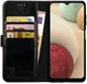 Rosso Element Samsung Galaxy A12 Hoesje Book Cover Zwart afbeelding 1