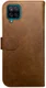 Rosso Element Samsung Galaxy A12 Hoesje Book Cover Bruin afbeelding 2