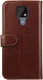 Rosso Element Motorola Moto E7 Hoesje Book Cover Bruin afbeelding 2