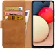 Rosso Element Samsung Galaxy A02S Hoesje Book Cover Lichtbruin afbeelding 1