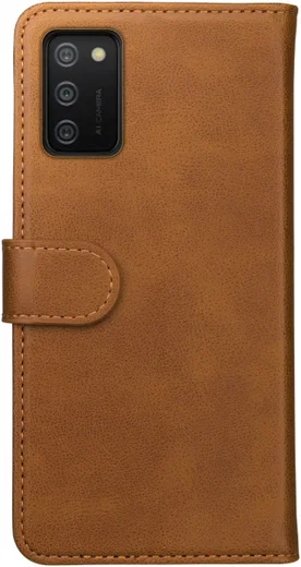 Rosso Element Samsung Galaxy A02S Hoesje Book Cover Lichtbruin afbeelding 2
