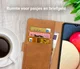 Rosso Element Samsung Galaxy A02S Hoesje Book Cover Lichtbruin afbeelding 10