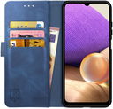 Rosso Element Samsung Galaxy A32 5G Hoesje Book Cover Blauw