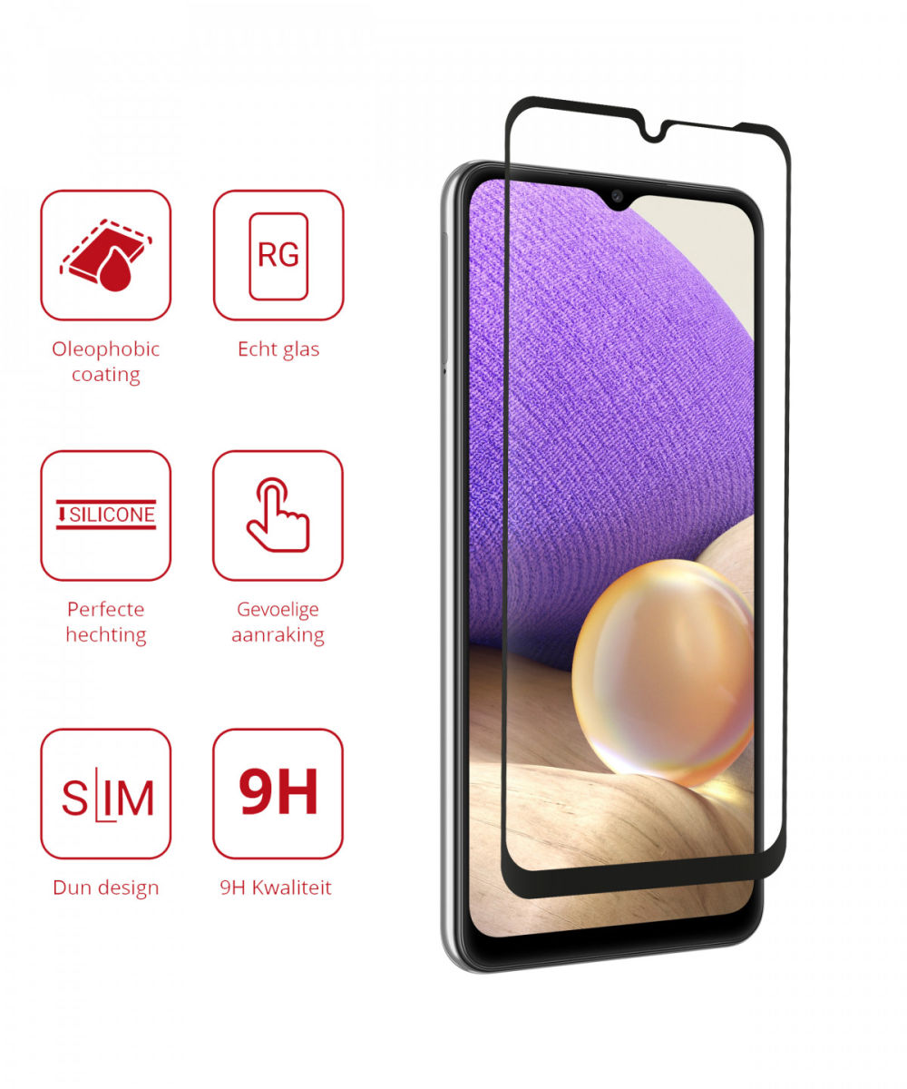 Rosso Samsung Galaxy A32 5G 9H Tempered Glass Screen Protector afbeelding 2