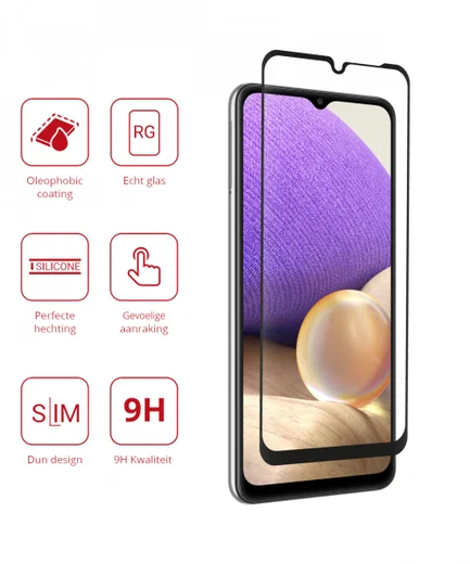 Rosso Samsung Galaxy A32 5G 9H Tempered Glass Screen Protector afbeelding 2