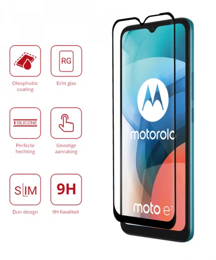 Rosso Motorola Moto E7 9H Tempered Glass Screen Protector afbeelding 2