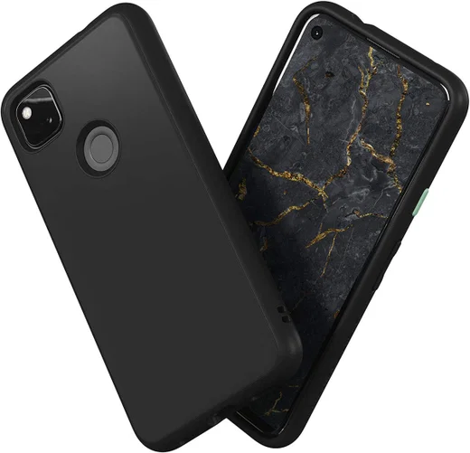 RhinoShield SolidSuit Google Pixel 4a 5G Hoesje Classic Zwart afbeelding 1