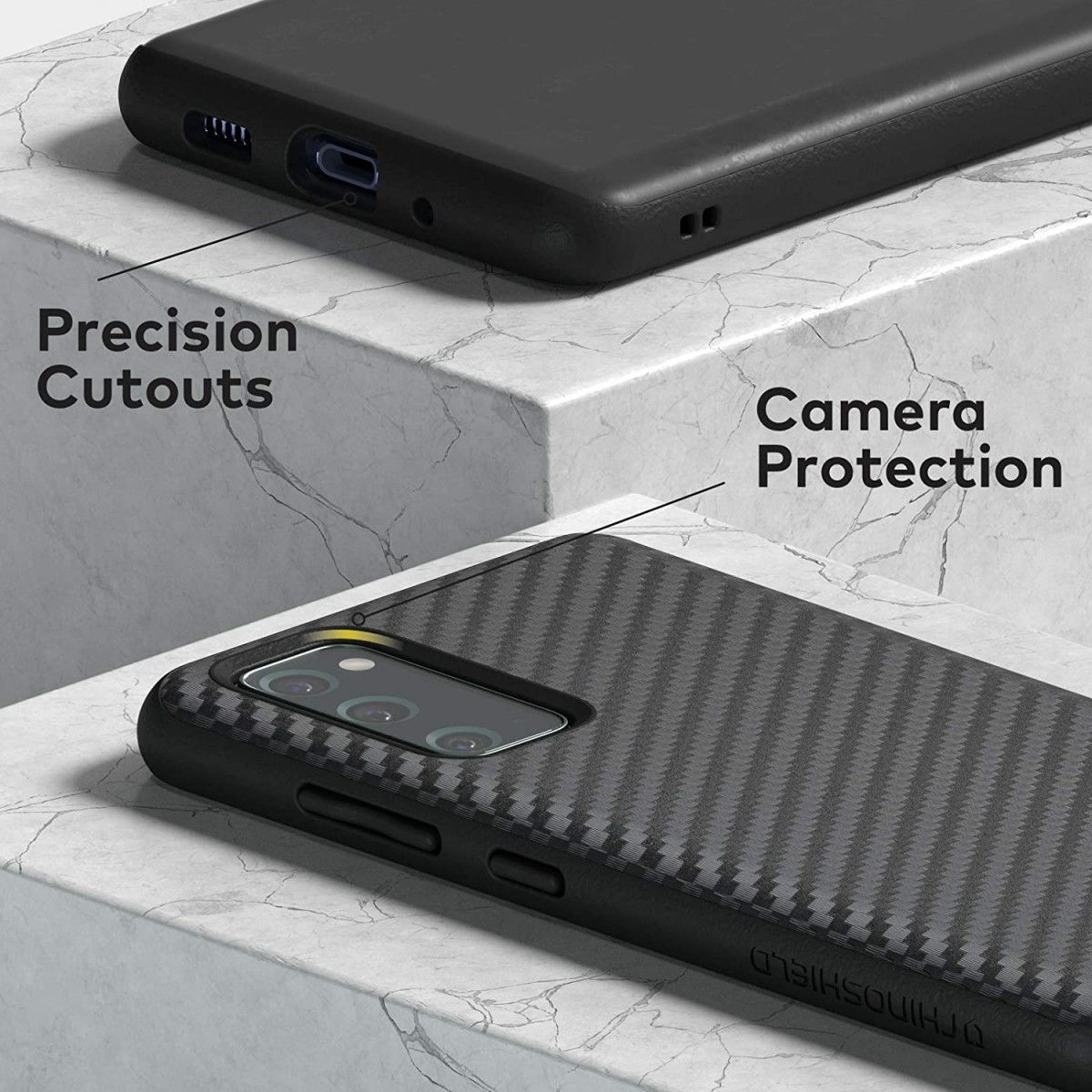 RhinoShield SolidSuit Samsung Galaxy S20 FE Hoesje Classic Zwart afbeelding 6