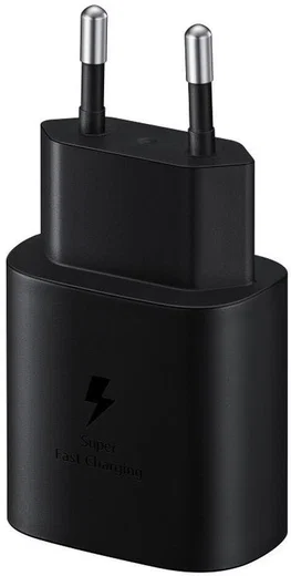 Originele Samsung 25W Power Adapter Fast Charge USB-C Adapter Zwart afbeelding 8