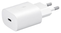 Originele Samsung 25W Power Adapter Fast Charge USB-C Adapter Wit afbeelding