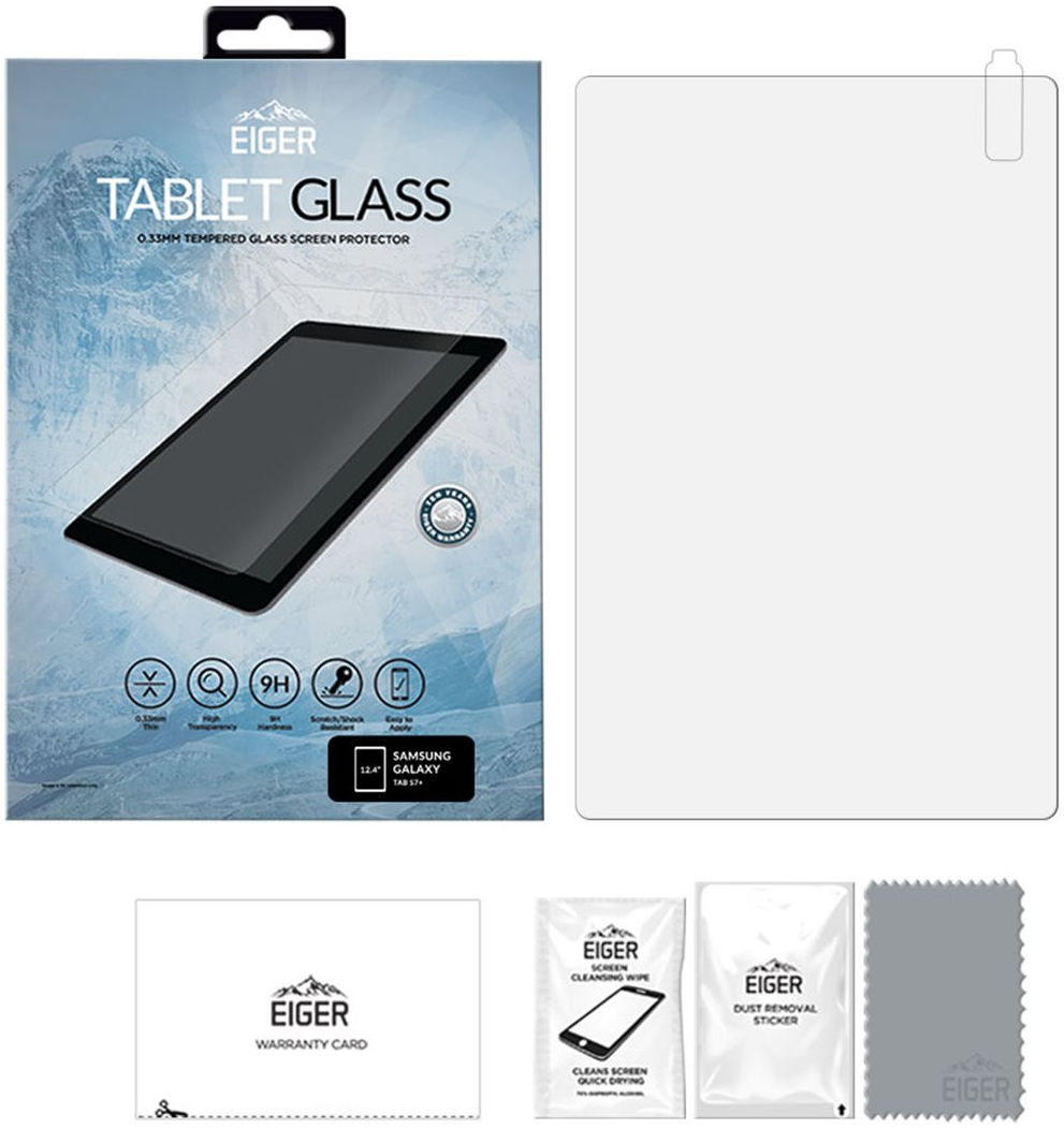 Eiger Mountain Samsung Galaxy Tab S10+/ S9+/ S9 FE+/ S8+ Screenprotector Glass afbeelding 4