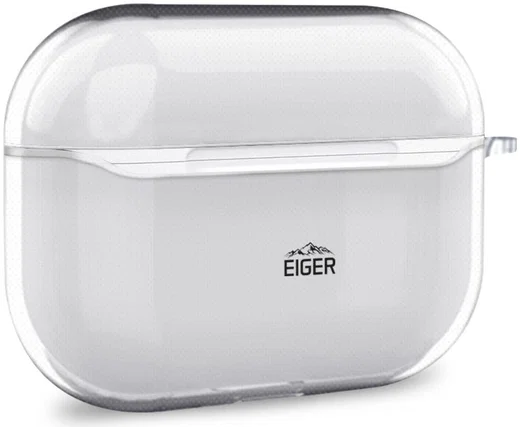 Eiger Glacier Apple AirPods Pro Hoesje met Karabijnhaak Transparant afbeelding 3