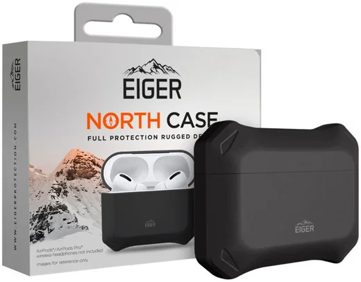 Eiger North Apple AirPods Pro Hoesje Zwart afbeelding 1