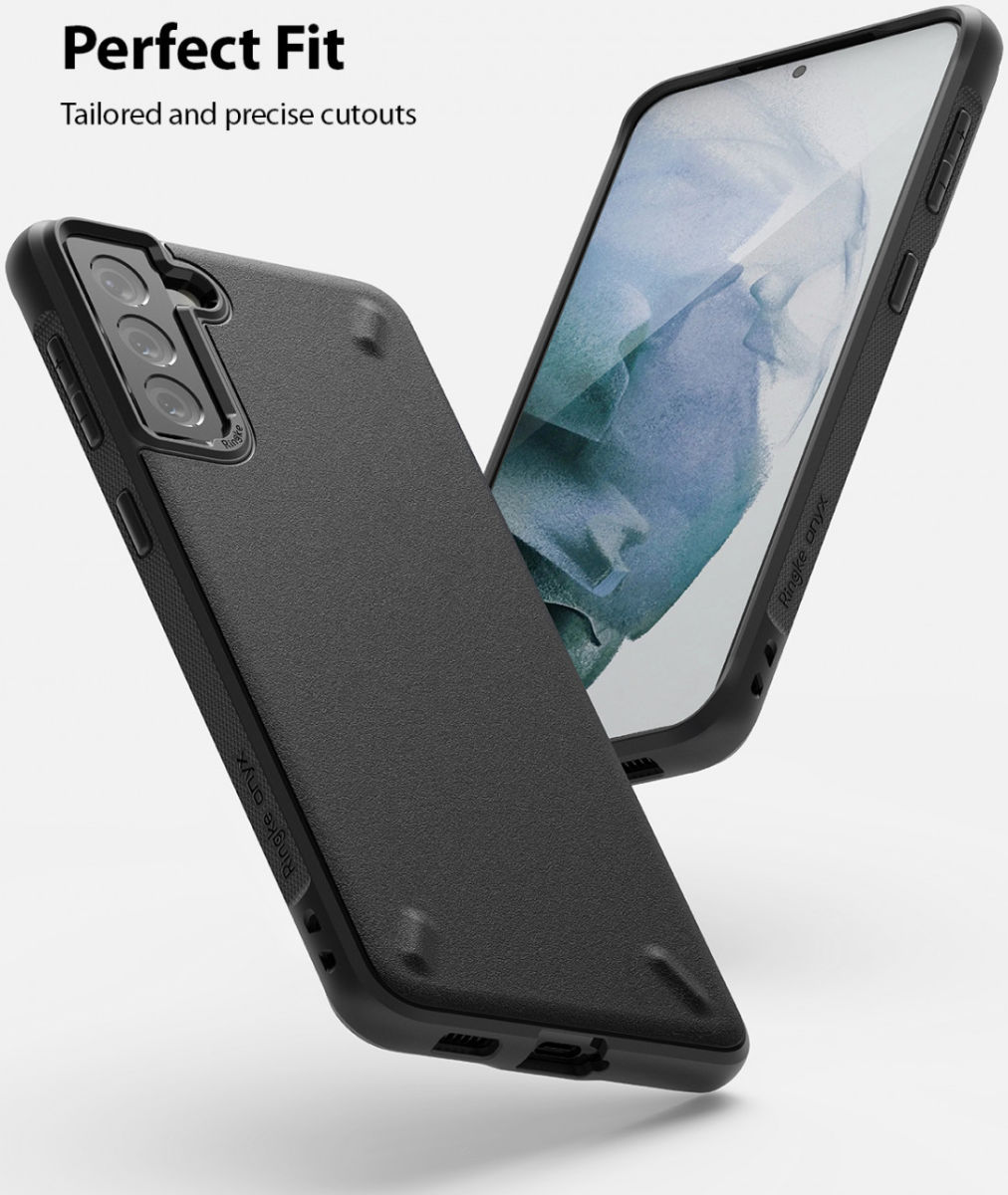 Ringke Onyx Samsung Galaxy S21 Plus Hoesje Flexibel TPU Zwart afbeelding 3