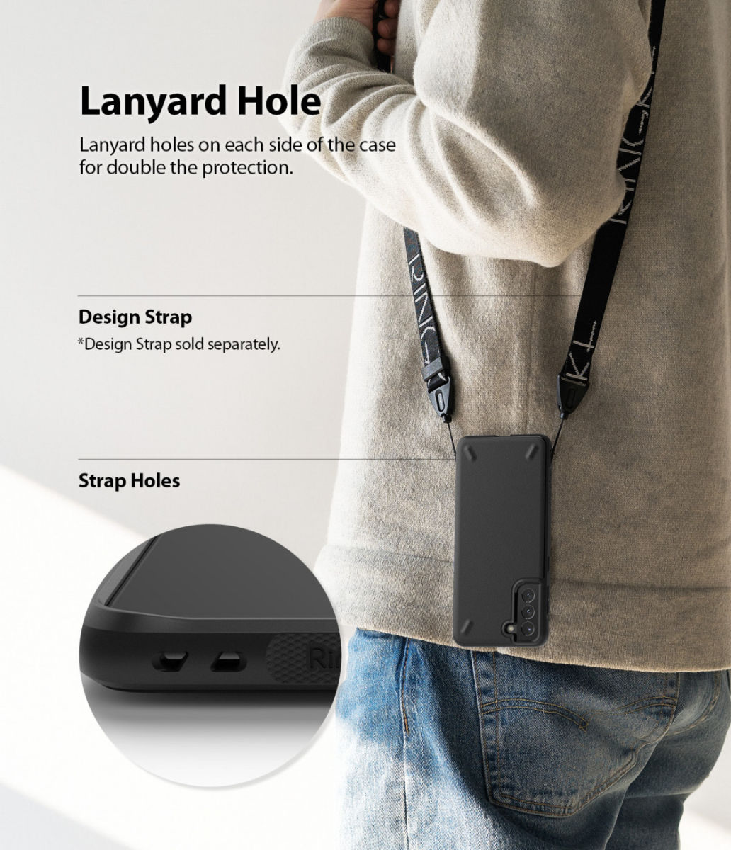 Ringke Onyx Samsung Galaxy S21 Plus Hoesje Flexibel TPU Zwart afbeelding 7