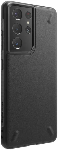 Ringke Onyx Samsung Galaxy S21 Ultra Hoesje Flexibel TPU Zwart afbeelding 2