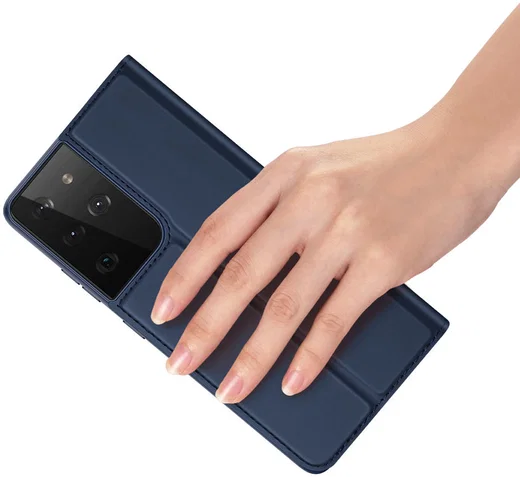 Dux Ducis Skin Pro Series Samsung Galaxy S21 Ultra Hoesje Blauw afbeelding 4