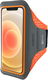 Mobiparts Comfort Fit Armband iPhone 12 / 12 Pro Sporthoesje Oranje afbeelding 1