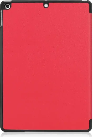 Apple iPad 10.2 (2021/2020/2019) Hoes Tri-Fold Book Case Rood afbeelding 11