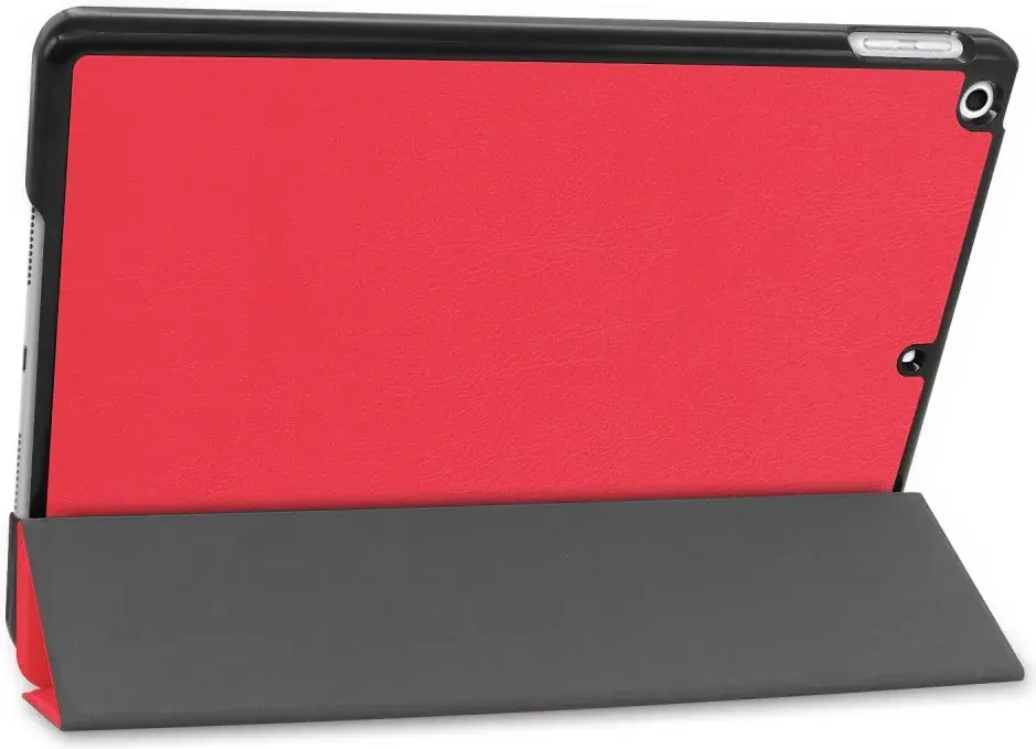Apple iPad 10.2 (2021/2020/2019) Hoes Tri-Fold Book Case Rood afbeelding 12