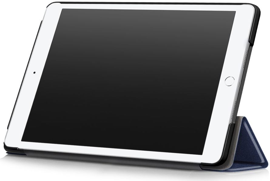 Apple iPad 10.2 (2021/2020/2019) Hoes Tri-Fold Book Case Blauw afbeelding 12