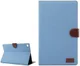 Samsung Galaxy Tab A7 (2020 / 2022) Hoes Wallet Case Jeans Licht Blauw afbeelding 3