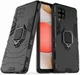 Samsung Galaxy A42 Hoesje met Kickstand Ring Zwart afbeelding 3