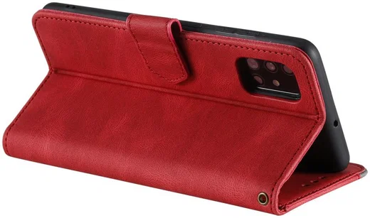Samsung Galaxy S20 FE Hoesje Retro Book Case Portemonnee Rood | gsmpunt