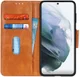 Samsung Galaxy S21 Hoesje Wallet Book Case Bruin afbeelding 1