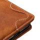 Samsung Galaxy S21 Hoesje Portemonnee met Drukknoop Sluiting Bruin afbeelding 9