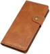 Samsung Galaxy S21 Hoesje Portemonnee met Drukknoop Sluiting Bruin afbeelding 10