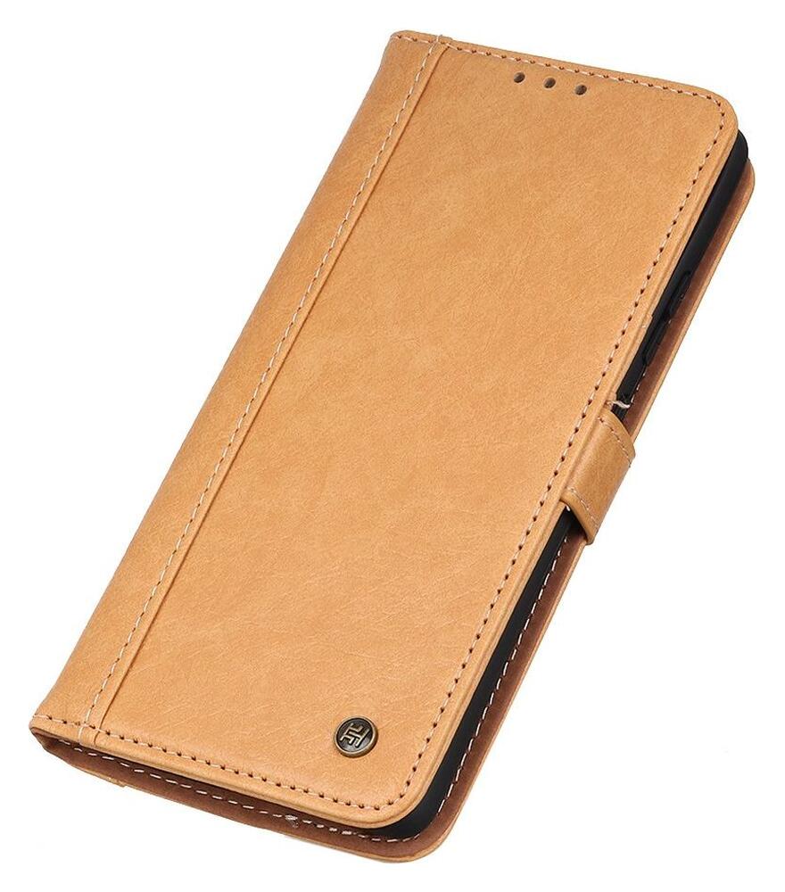 Samsung Galaxy S21 Plus Hoesje Portemonnee Kunstleer Book Case Bruin afbeelding 6
