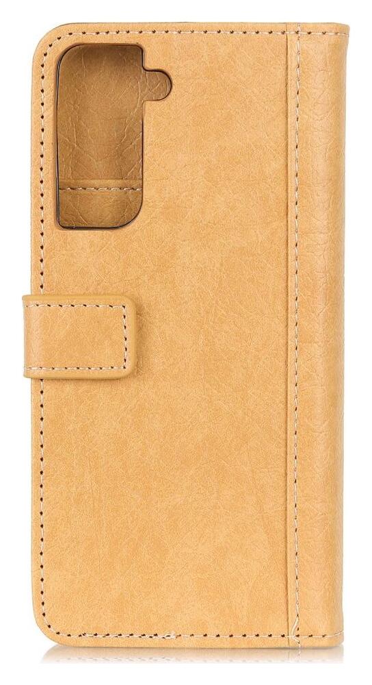 Samsung Galaxy S21 Plus Hoesje Portemonnee Kunstleer Book Case Bruin afbeelding 7