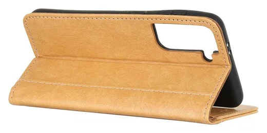 Samsung Galaxy S21 Plus Hoesje Portemonnee Kunstleer Book Case Bruin afbeelding 8
