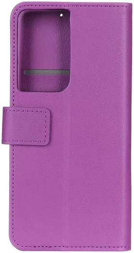 Samsung Galaxy S21 Ultra Hoesje Portemonnee Book Case Paars afbeelding 7