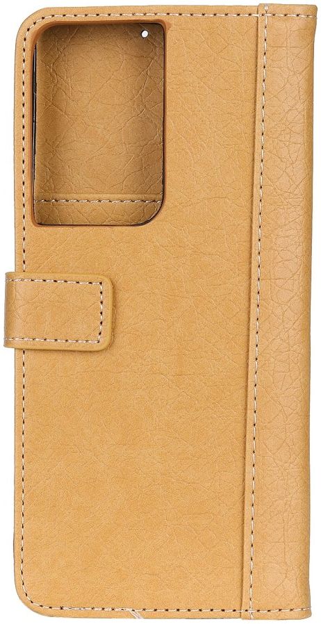 Samsung Galaxy S21 Ultra Hoesje Portemonnee Kunstleer Book Case Bruin afbeelding 7