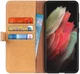 Samsung Galaxy S21 Ultra Hoesje Portemonnee Kunstleer Book Case Bruin afbeelding 1