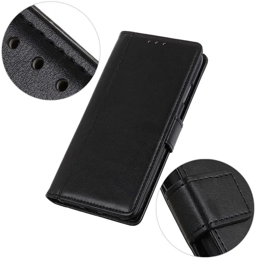 Samsung Galaxy S21 Ultra Hoesje Wallet Book Case met Pasjes Zwart afbeelding 12